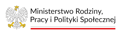 Logotyp orła z napisem Ministerstwo Rodziny, Pracy i Polityki Społecznej