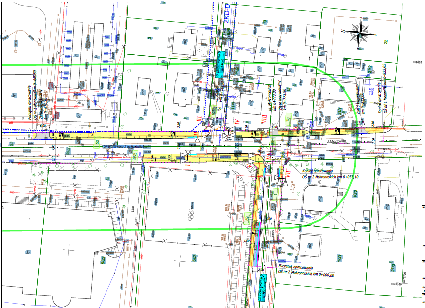 Poprawa bezpieczeństwa ruchu drogowego na 3 przejściach dla pieszych w Grodzisku Mazowieckim na ul. Montwiłła, Mokronoskich i Kłopot na drogach nr 1505W, 150848W, 150790W