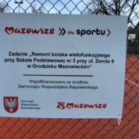 Remont boiska wielofunkcyjnego przy Szkole Podstawowej nr 5 przy ul. Zondka 6 w Grodzisku Mazowieckim
